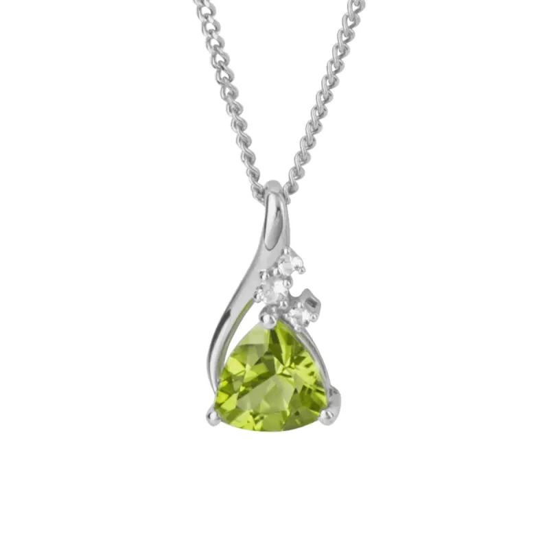 Elements Gold GP1005G Trillion Semi-Precious Pendant Only sold by H.S. Johnson
