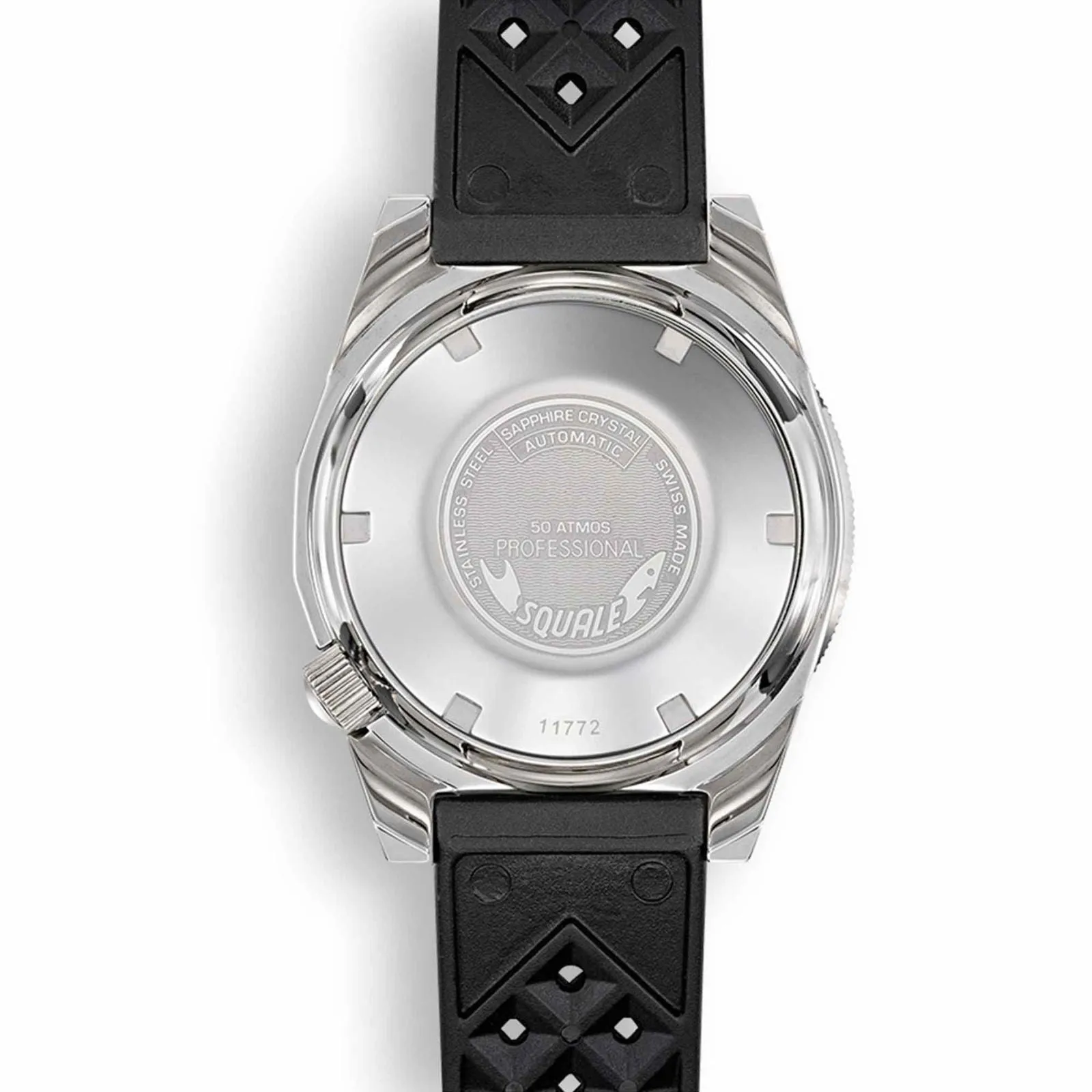 Squale 1521PROFGR.HT Green Ray Rubber Diver Watch sold by H.S. Johnson product image thumbnail 4