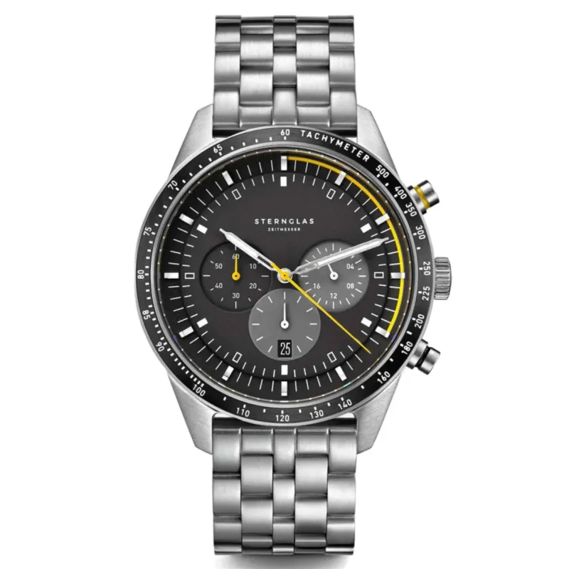 Sternglas S01-TY03-ME13 Tachymeter Chronograph Wristwatch made by H.S. Johnson