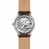 Sternglas S02-NA01-PR04 Men's Naos Automatic Brown Leather Strap Wristwatch sold by H.S. Johnson