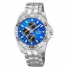 Festina F20445/4 Men's Blue Dial Multi-Function Wristwatch sold by H.S. Johnson