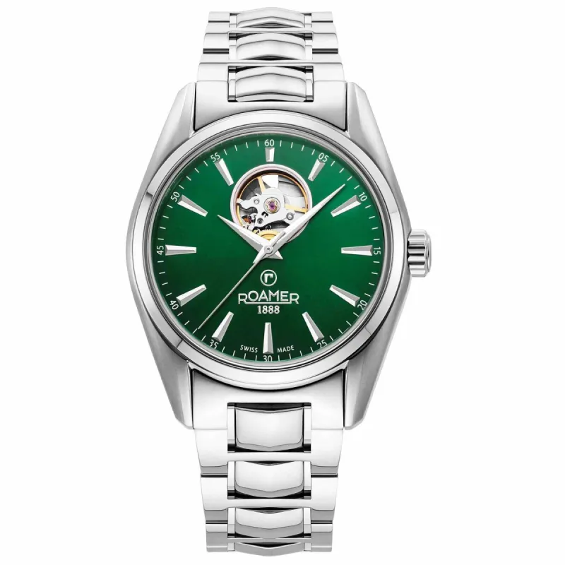 Roamer 984985 41 75 20 Searock Master Green Automatic Watch made by H.S. Johnson
