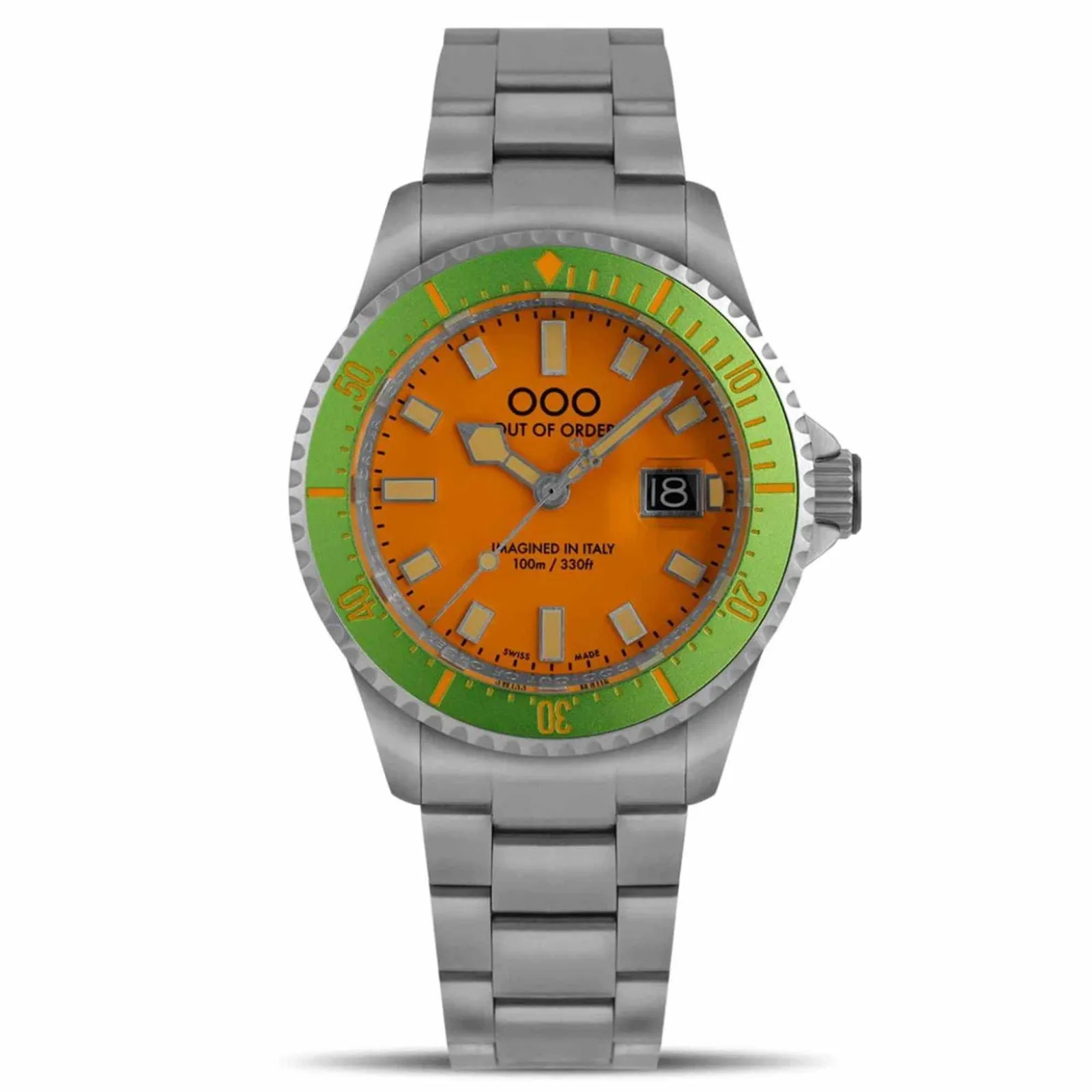 Out Of Order 001-18.MEL.SS Melone Casanova Ultra Brushed Wristwatch sold by H.S. Johnson