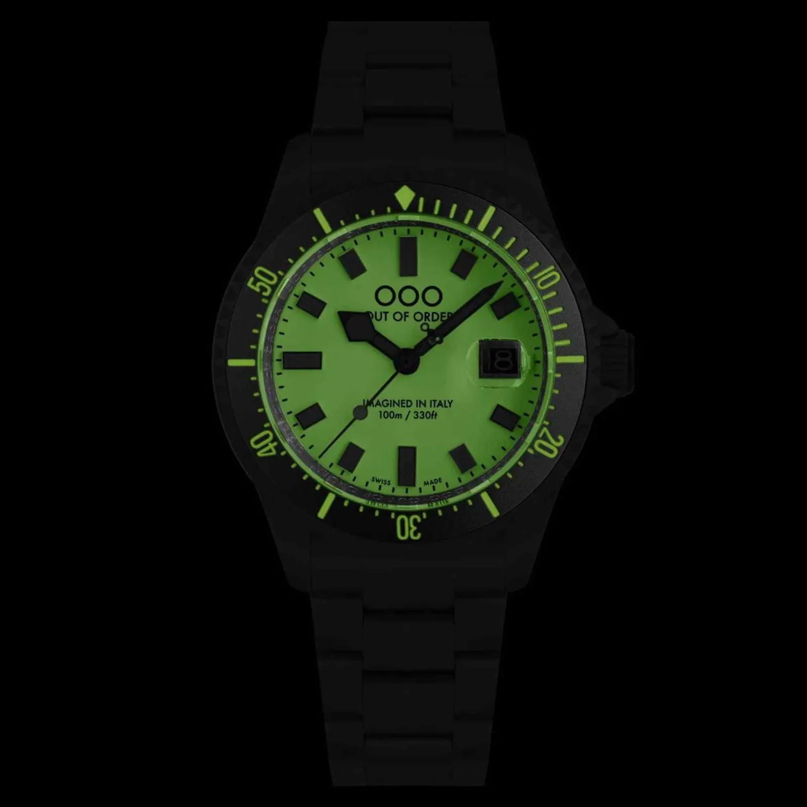 Out Of Order 001-18.MEL.SS Melone Casanova Ultra Brushed Wristwatch sold by H.S. Johnson product image thumbnail 2
