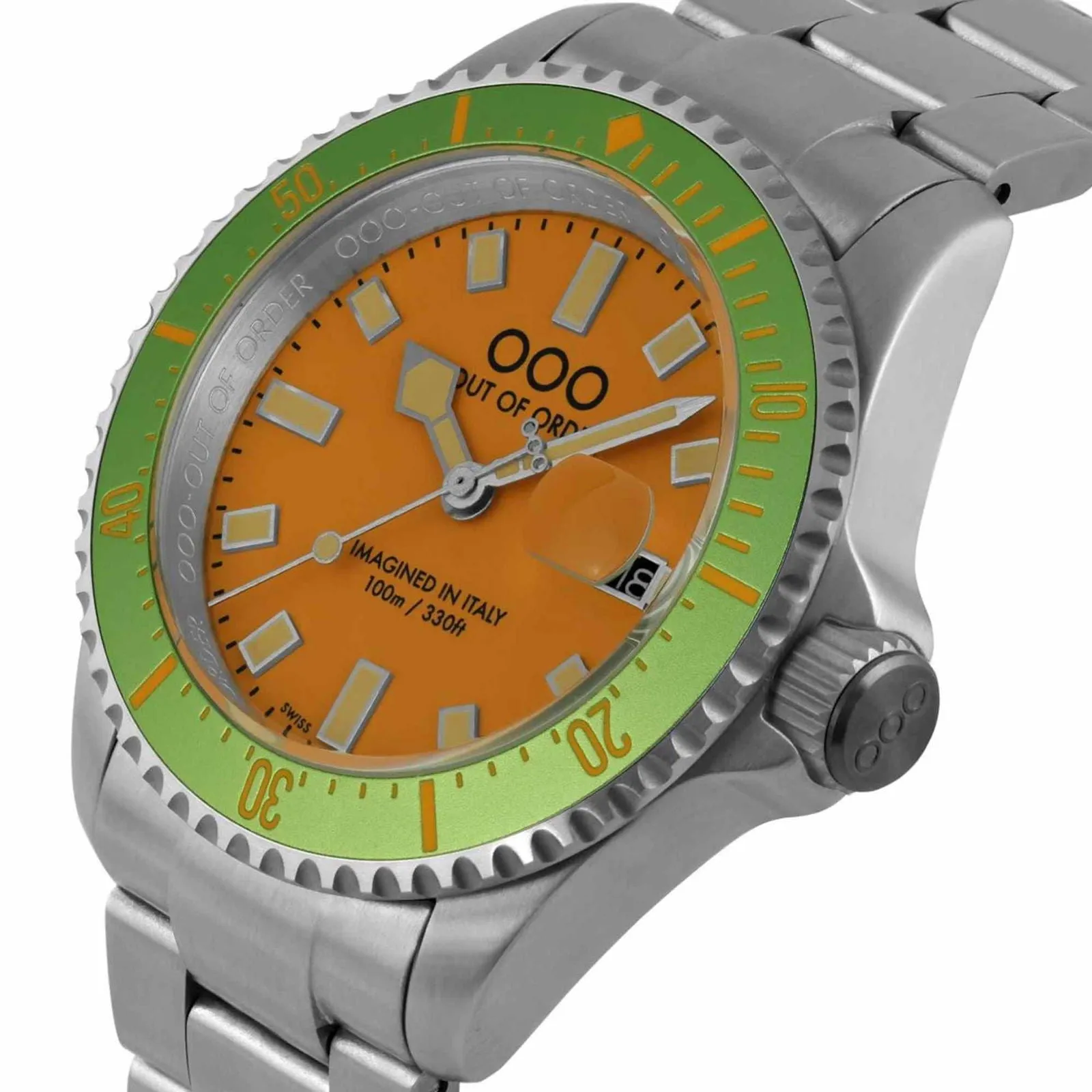 Out Of Order 001-18.MEL.SS Melone Casanova Ultra Brushed Wristwatch sold by H.S. Johnson product image thumbnail 4