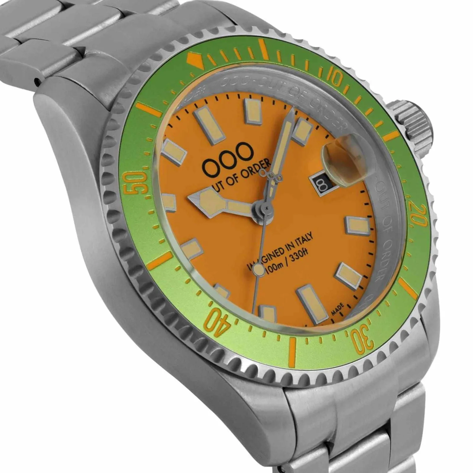 Out Of Order 001-18.MEL.SS Melone Casanova Ultra Brushed Wristwatch sold by H.S. Johnson product image thumbnail 3