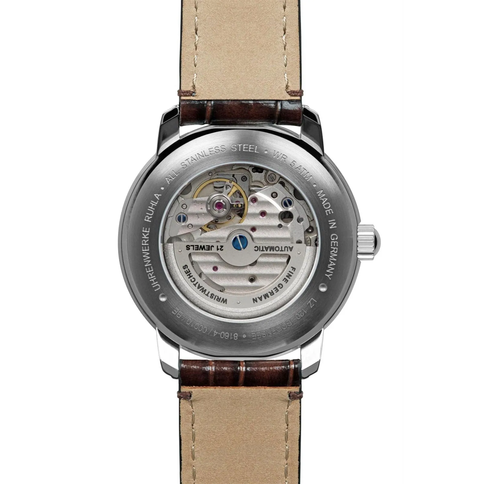 Zeppelin 8160-4 Bodensee Dark Green Dial Automatic Watch sold by H.S. Johnson product image thumbnail 2