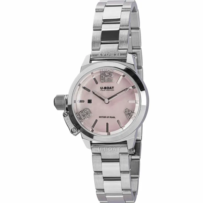 U-Boat 8898 Classico Lady 30mm Pink Wristwatch sold by H.S. Johnson