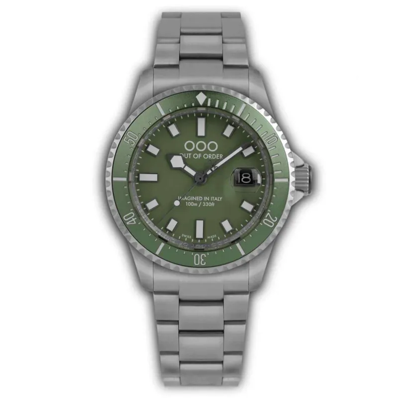 Out Of Order 001-27.VE.SS Oliva Casanova Ultra Brushed Wristwatch sold by H.S. Johnson