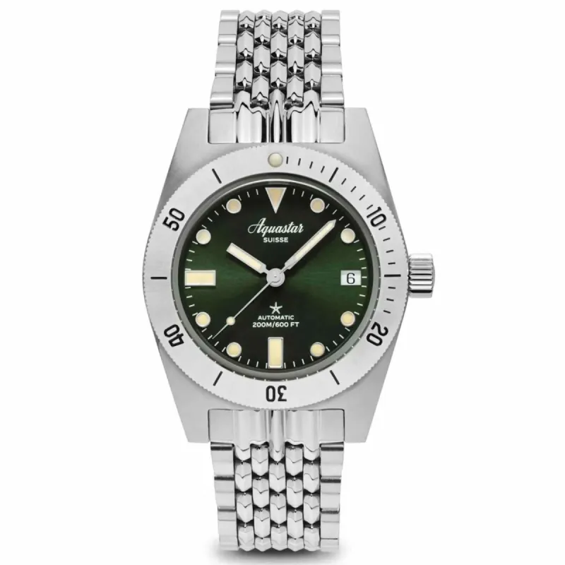 Aquastar Model 60 Greenwich Edition Watch made by H.S. Johnson