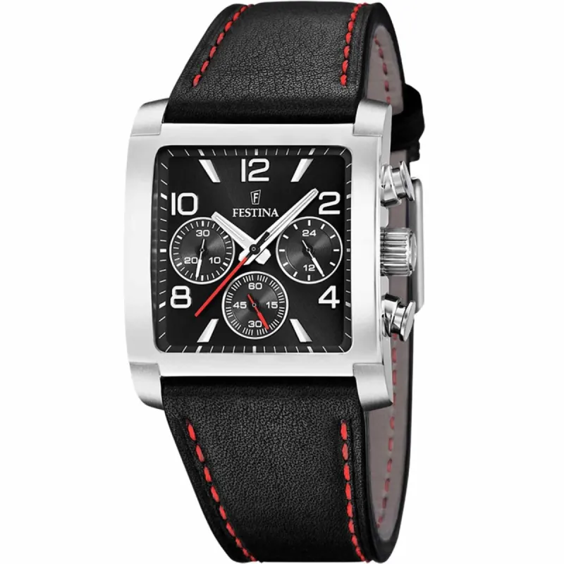 Festina F20653/3 Men's On The Square Chronograph Wristwatch sold by H.S. Johnson