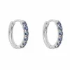 Elements Gold GE1017L Precious Stone Hoop Earrings sold by H.S. Johnson
