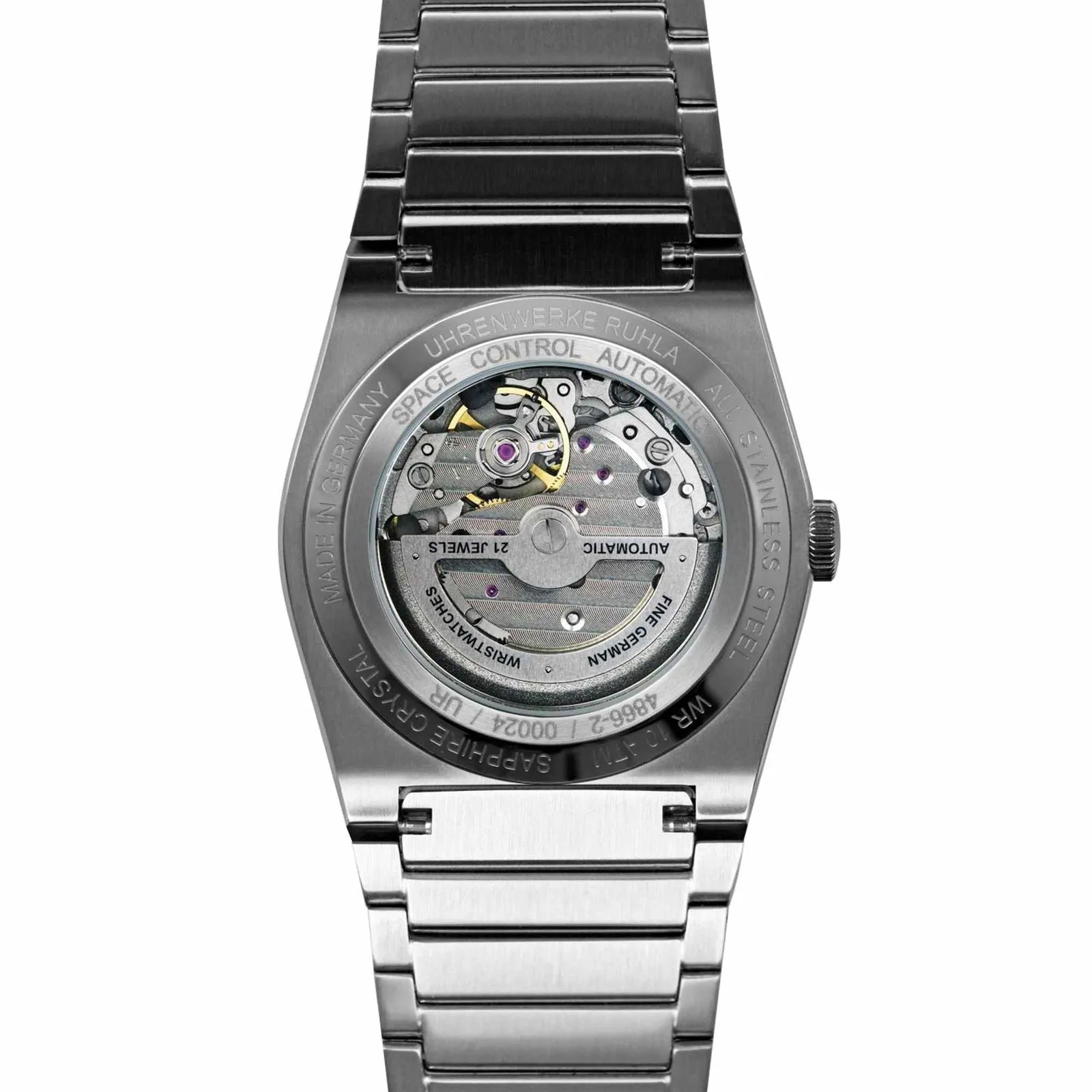 Ruhla 4866M2 Men's Anthracite Automatic Watch sold by H.S. Johnson product image thumbnail 2