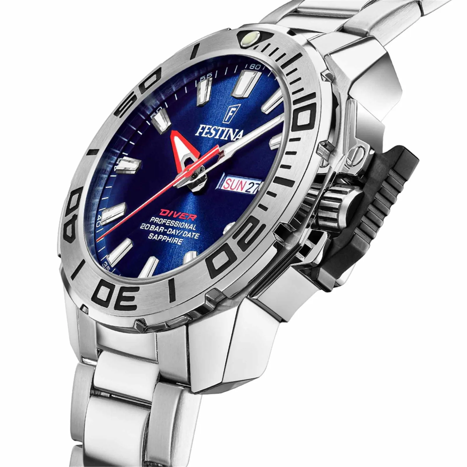 Festina F20665/1 Men's Blue Dial Divers Watch sold by H.S. Johnson product image thumbnail 2