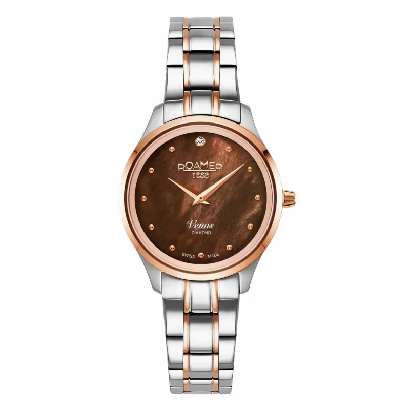 Roamer 601857 49 79 20 Women's Venus Diamond Wristwatch made by H.S. Johnson