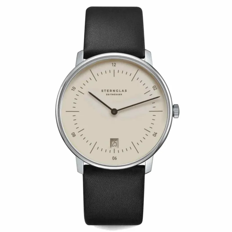 Sternglas S01-NA38-PR07 Naos Premium Black Wristwatch sold by H.S. Johnson
