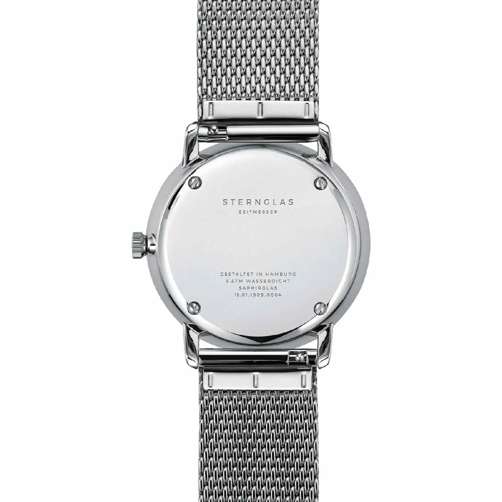 Sternglas S01-NA06-MI04 Men's Naos Steel Mesh Strap Wristwatch sold by H.S. Johnson product image thumbnail 4