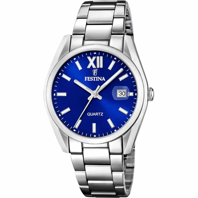 Festina F20683/4 Men's Blue Classic Wristwatch sold by H.S. Johnson