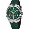 Festina F20671/2 Men's Green Chrono Bike Rubber Strap Wristwatch sold by H.S. Johnson