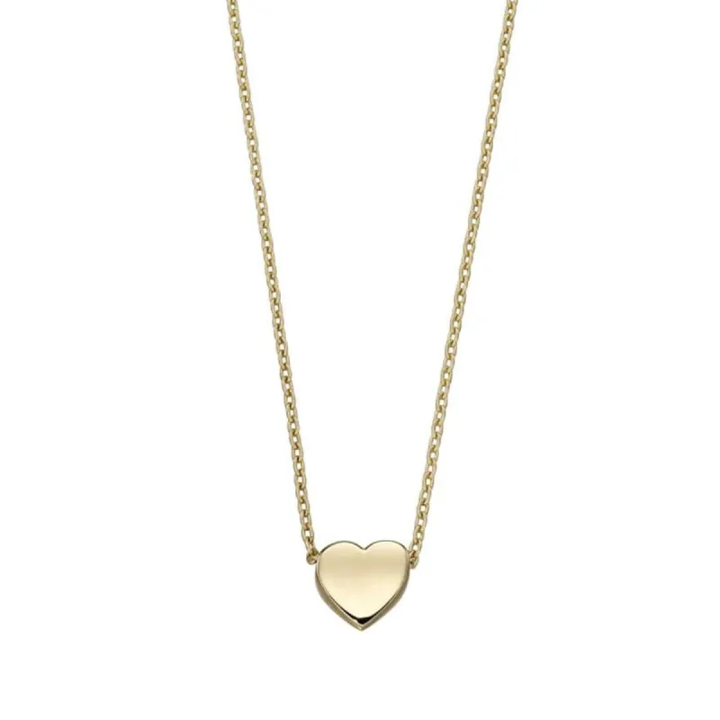Elements Gold GN309 Small Heart Necklace sold by H.S. Johnson