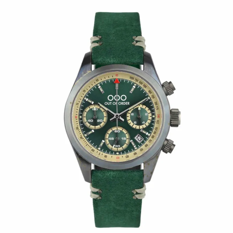 Out Of Order 001-23.VE.VE Men's Sporty Cronografo Green Wristwatch sold by H.S. Johnson