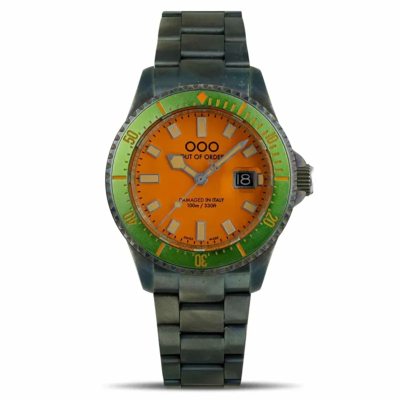 Out Of Order 001-18.MEL Melone Casanova Ultra Distressed Watch sold by H.S. Johnson