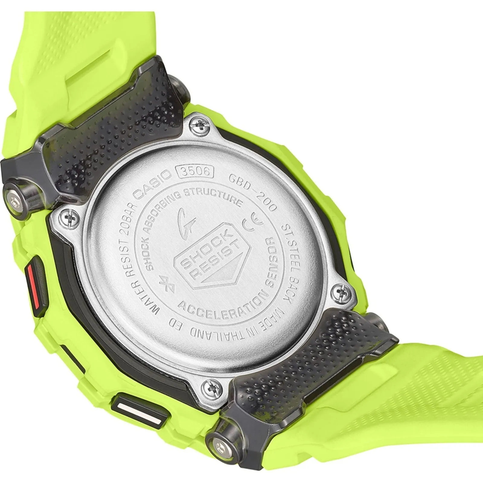 G-Shock GBD-200-9ER Lime Green G-Squad Multifunction LCD Watch sold by H.S. Johnson product image thumbnail 3