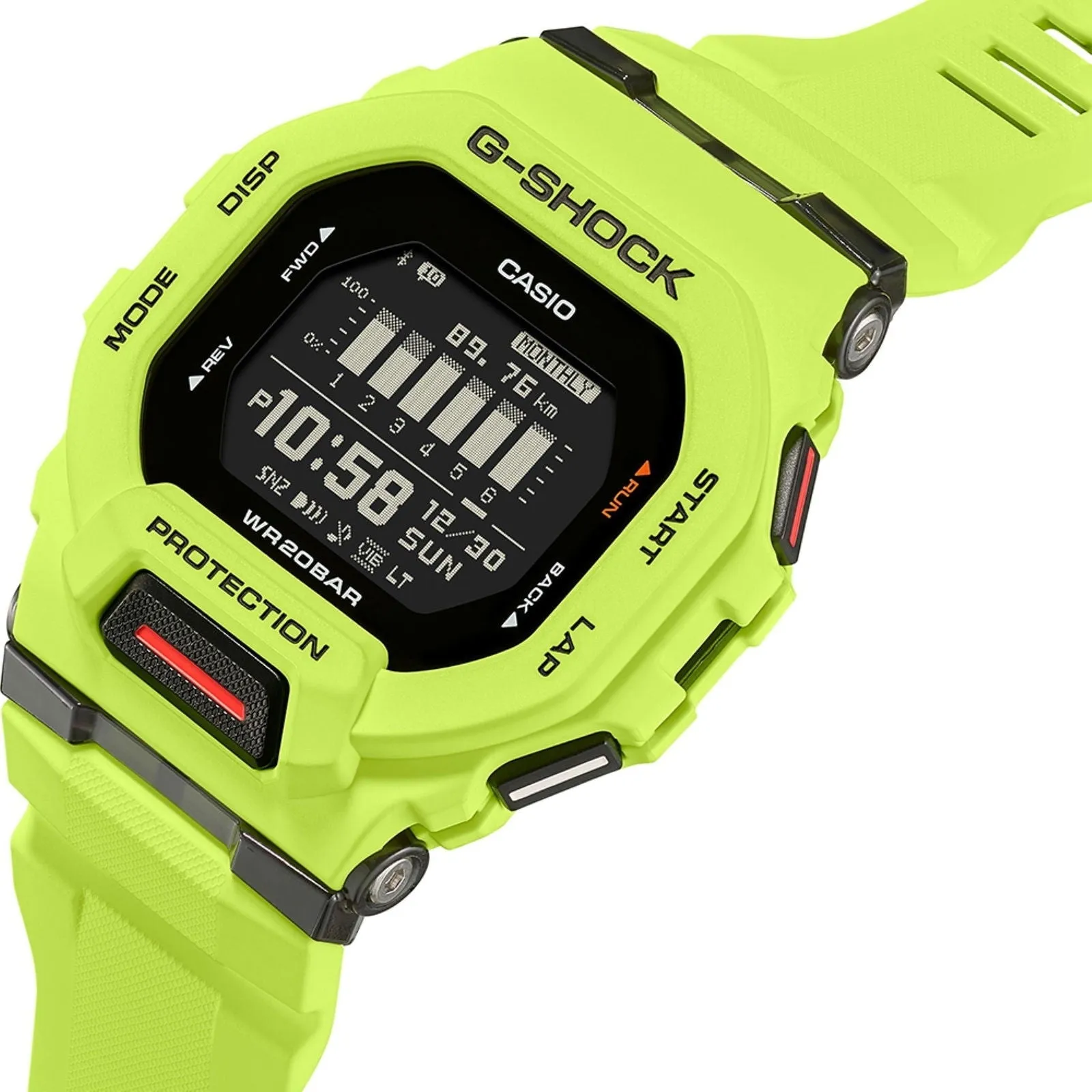 G-Shock GBD-200-9ER Lime Green G-Squad Multifunction LCD Watch sold by H.S. Johnson product image thumbnail 2
