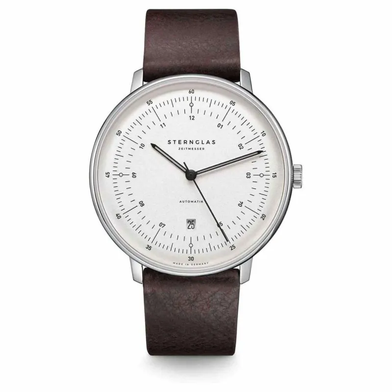 Sternglas S02-HH10-VI11 Men's Hamburg Automatic Brown Strap Wristwatch sold by H.S. Johnson