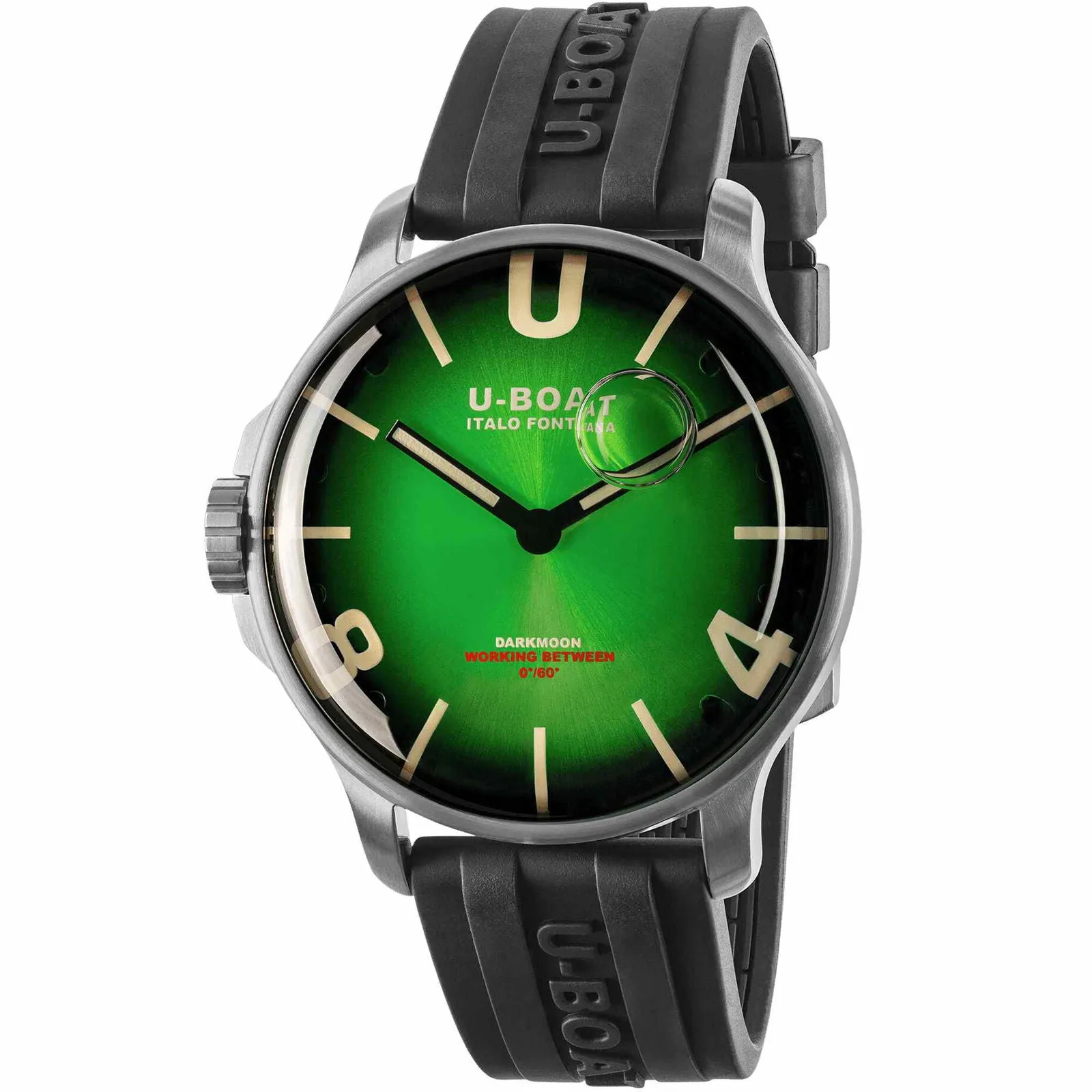 U-Boat 8702/D Darkmoon 44mm Green SS Soleil Watch sold by H.S. Johnson