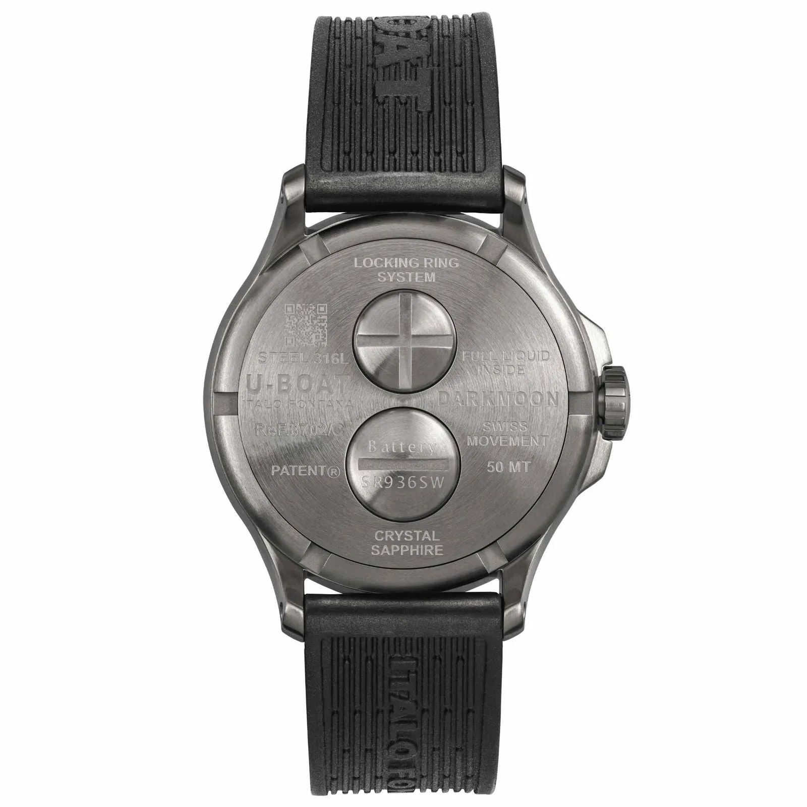 U-Boat 8702/D Darkmoon 44mm Green SS Soleil Watch sold by H.S. Johnson product image thumbnail 2