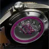 Out Of Order 001-21.FX Automatico Quaranta Magenta Ultra Distressed Wristwatch sold by H.S. Johnson