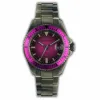 Out Of Order 001-21.FX Automatico Quaranta Magenta Ultra Distressed Wristwatch sold by H.S. Johnson