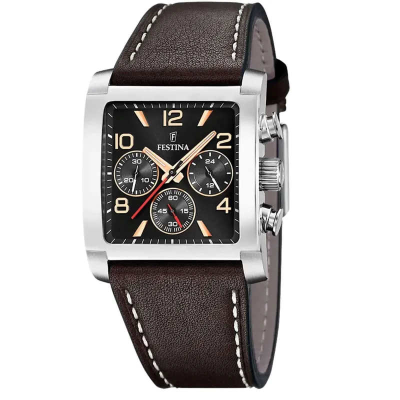 Festina F20653/4 Men's On The Square Chronograph Wristwatch sold by H.S. Johnson