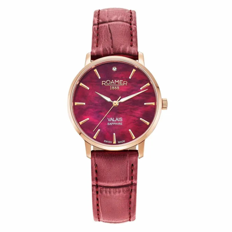 Roamer 989847 46 60 05 Women's Valais Diamond Set Wristwatch sold by H.S. Johnson