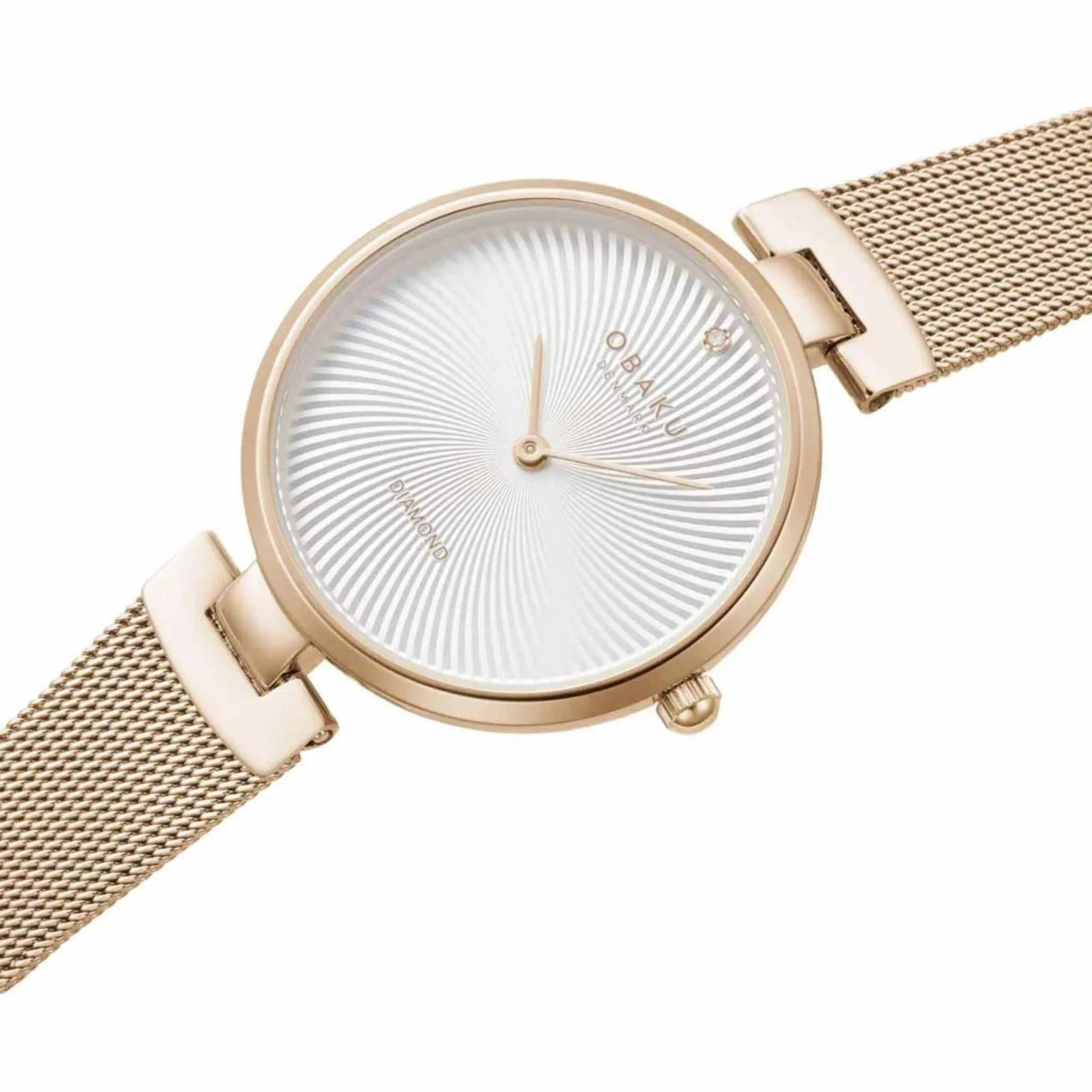 Obaku V256LXVIMV Women's Diamant-Rose Wristwatch sold by H.S. Johnson product image thumbnail 3