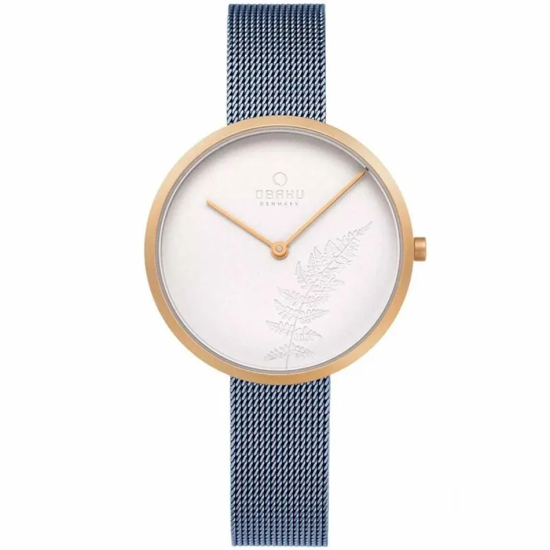 Obaku V219LXVHMA Women's Hassel Lille-Iceblue Watch sold by H.S. Johnson