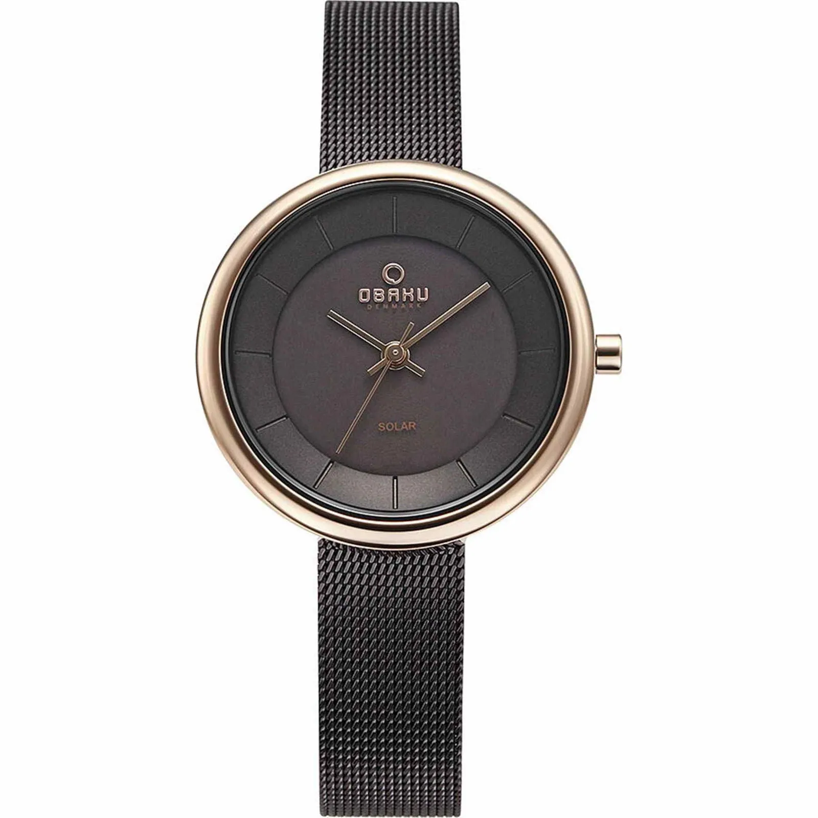 Obaku V206LRVNMN Women's Lys-Walnut Solar Wristwatch sold by H.S. Johnson