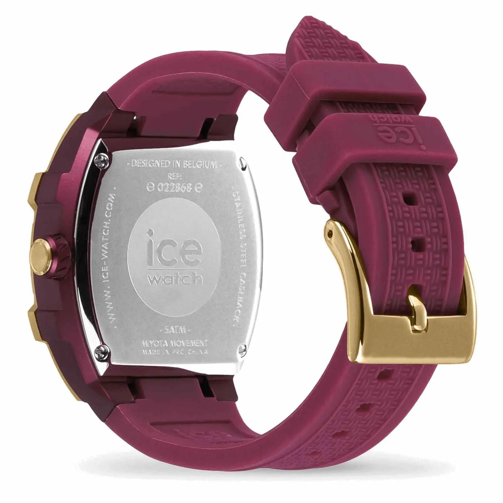 Ice 022868 Boliday Gold Burgundy Wristwatch sold by H.S. Johnson product image thumbnail 4