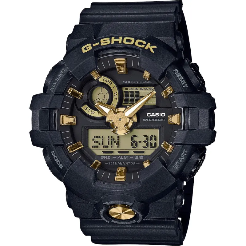 G-Shock GA-710B-1A9ER Analogue-Digital Multi-Function Wristwatch sold by H.S. Johnson