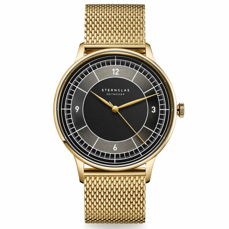 Sternglas S01-SD04-MI05 Men's Sedius Mecha-Quartz Wristwatch sold by H.S. Johnson
