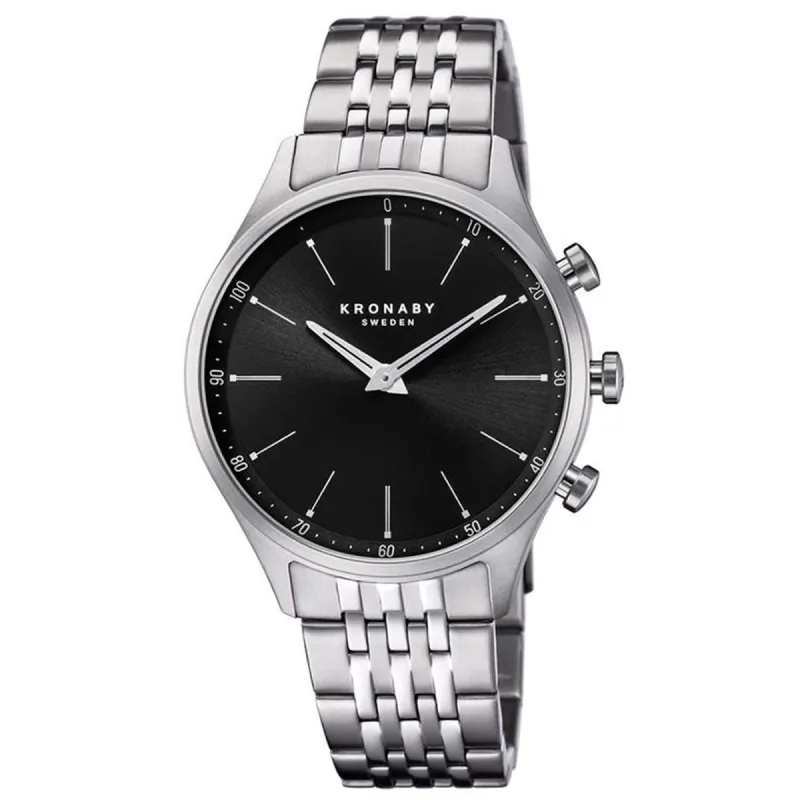 Kronaby S3777/3 Men's Hybrid Smartwatch Steel Bracelet sold by H.S. Johnson