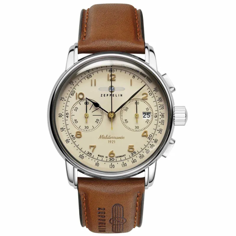 Zeppelin 9670-5 Men's Méditerranée Chronograph Watch sold by H.S. Johnson