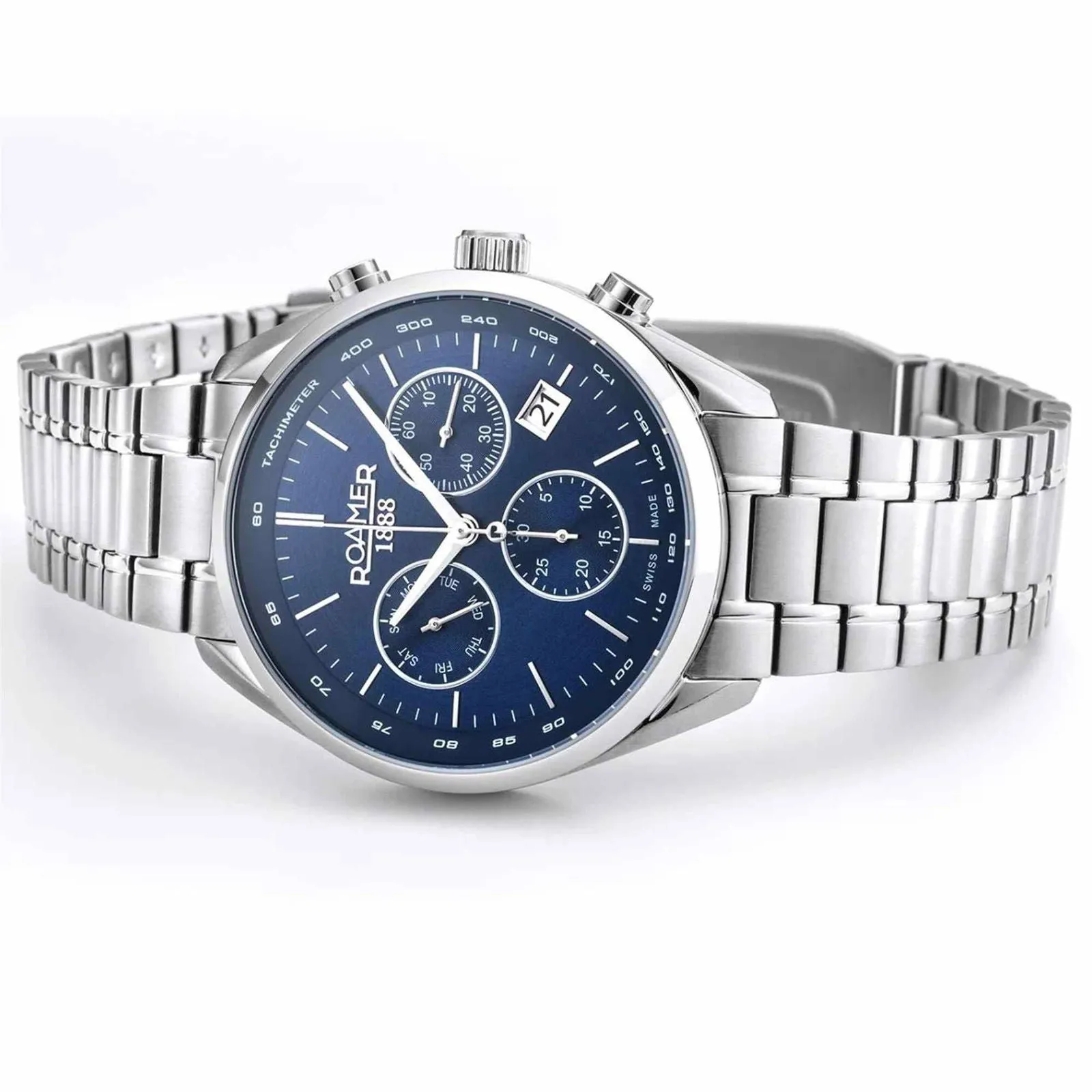 Roamer 993819 41 45 20 Men's Pro Chronograph Watch sold by H.S. Johnson product image thumbnail 3
