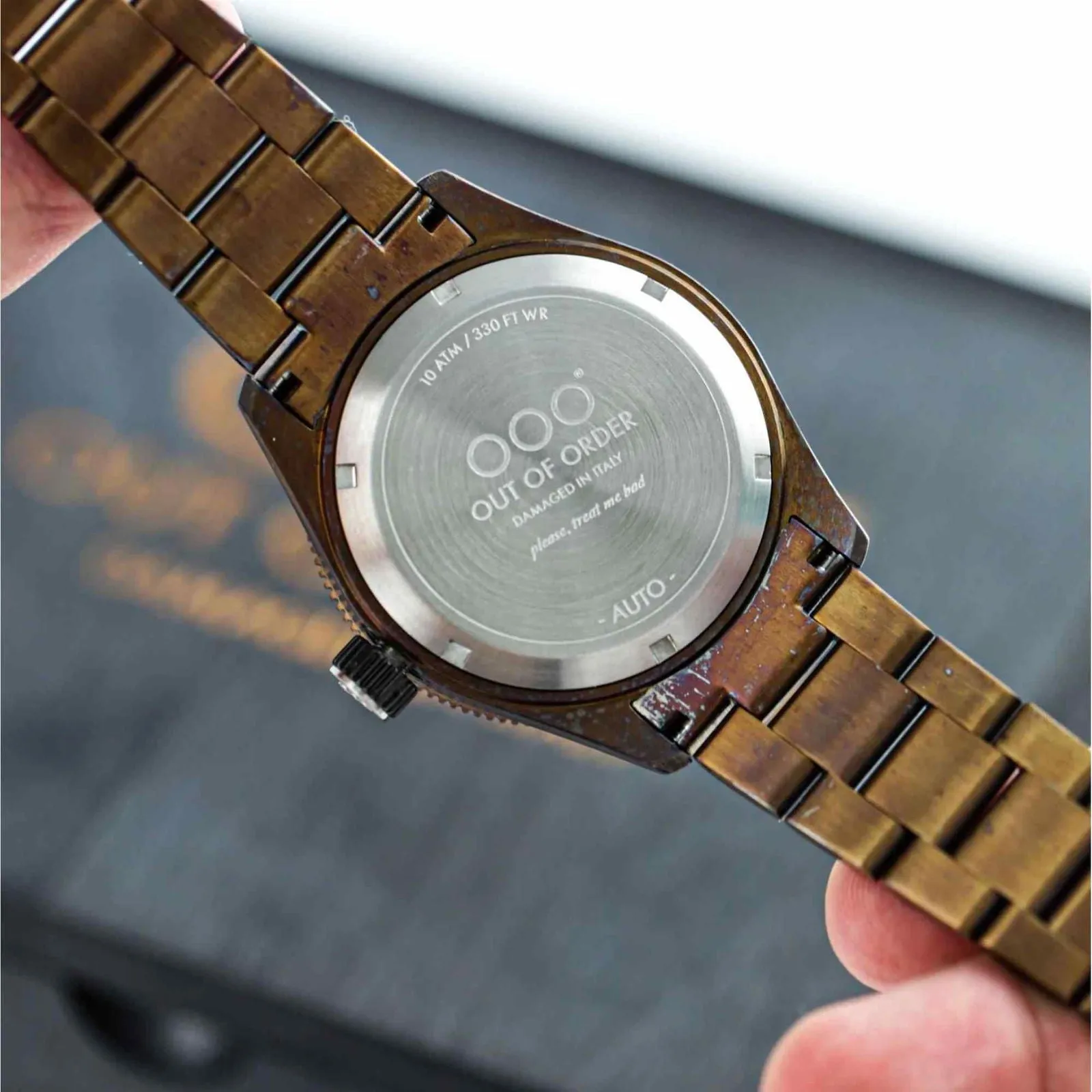 Out Of Order 001-16.2.GR Men's Grey Auto 2.0 Wristwatch sold by H.S. Johnson product image thumbnail 3