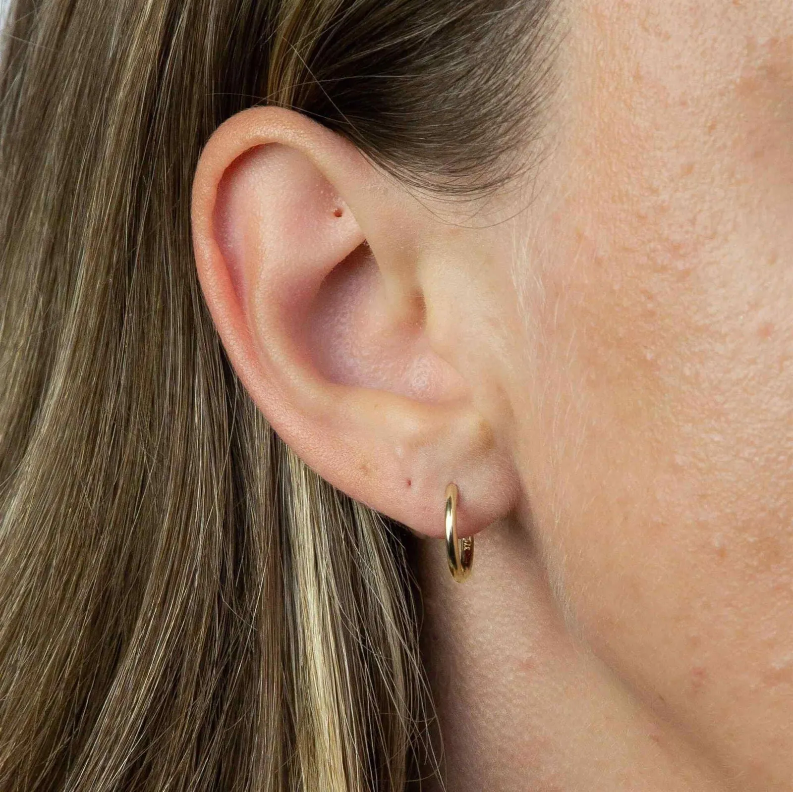 Elements Gold GE2325 Huggie Hoop Earrings sold by H.S. Johnson product image thumbnail 2