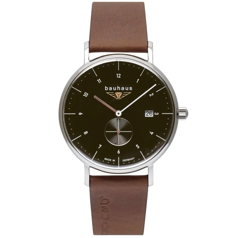 Bauhaus 2132-2 Black Dial With Date Wristwatch sold by H.S. Johnson