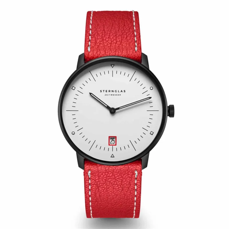 Sternglas S01-NAB15-CA02 Naos Edition Bauhaus III Wristwatch sold by H.S. Johnson