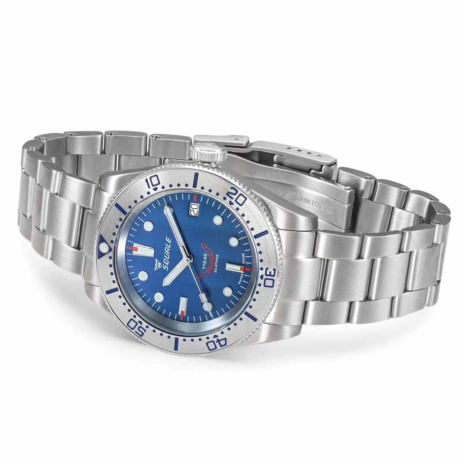 Squale 1545SSBLC.AC Blue Dial Steel Bracelet Watch sold by H.S. Johnson product image thumbnail 3