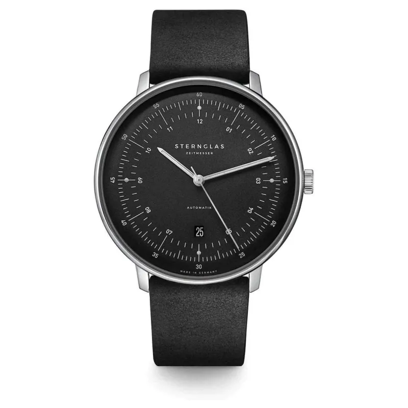 Sternglas S02-HH11-VI15 Men's Hamburg Grey Strap Wristwatch made by H.S. Johnson